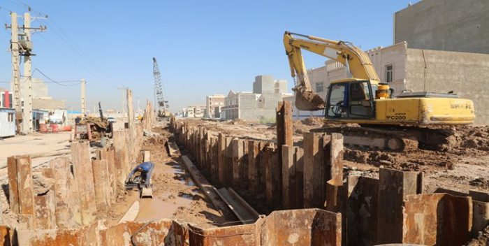 پیشرفت پروژه فاضلاب اهواز اولویت دولت در خوزستان است