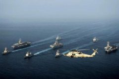 ادعای آمریکا: شناور های ایرانی به بالگرد های آمریکایی در خلیج فارس لیزر شلیک کردند