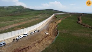 دیوار مرزی ۹۶ کیلومتری ترکیه با ایران